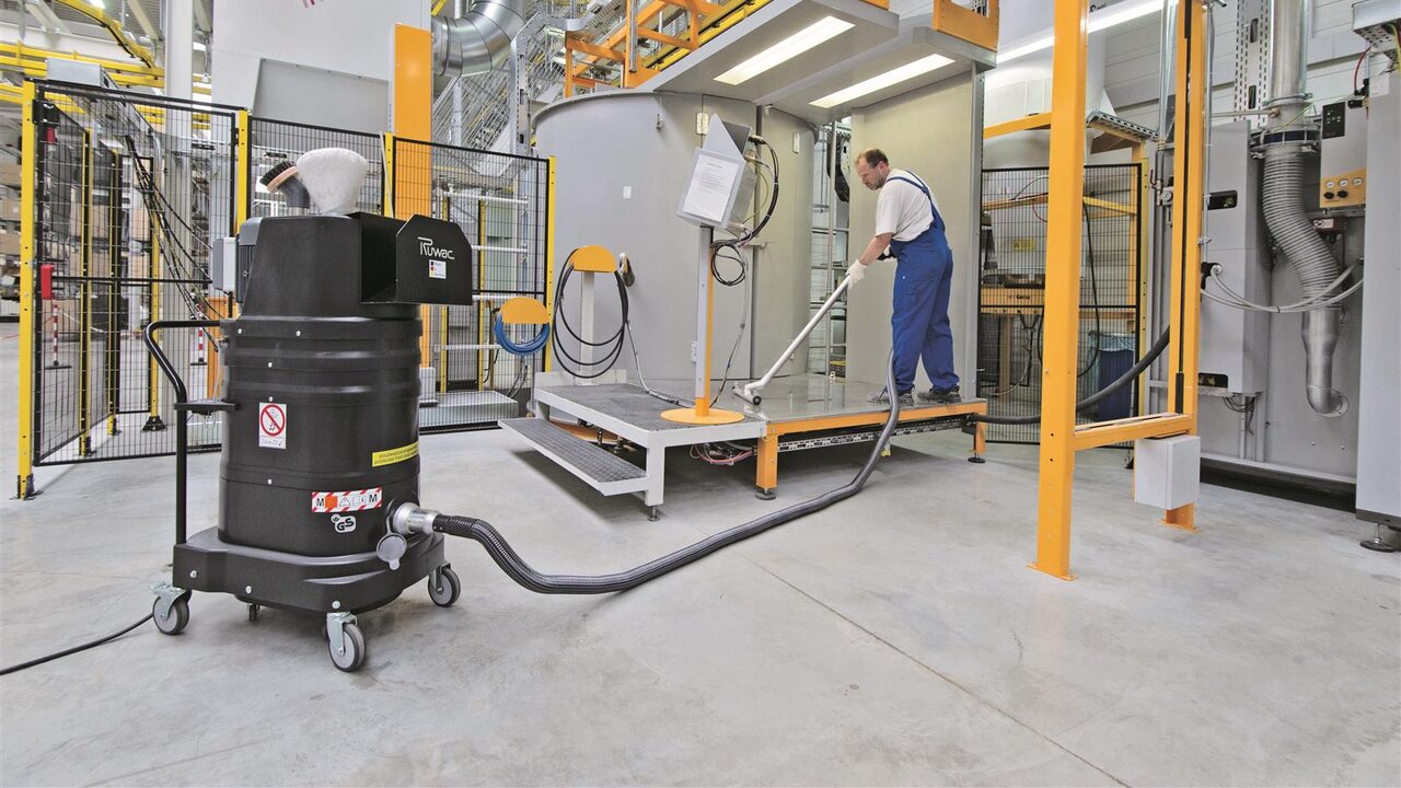 Drehstrom-Industriesauger Ruwac R01-R-Serie von Stangl | © Ruwac Industriesauger GmbH.