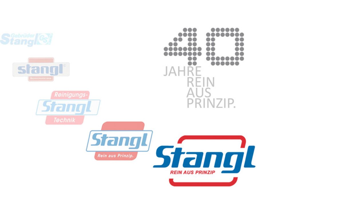 Stangl Reinigungstechnik erhält neues Markenzeichen zum Vierzigjährigen Bestehen