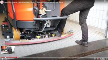 Vorschaubild Video Hako Scrubmaster B400-R von Stangl selbst reinigender Saugfuß 