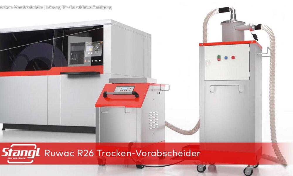 Ruwac R26 Trocken-Vorabscheider | Lösung für die additive Fertigung