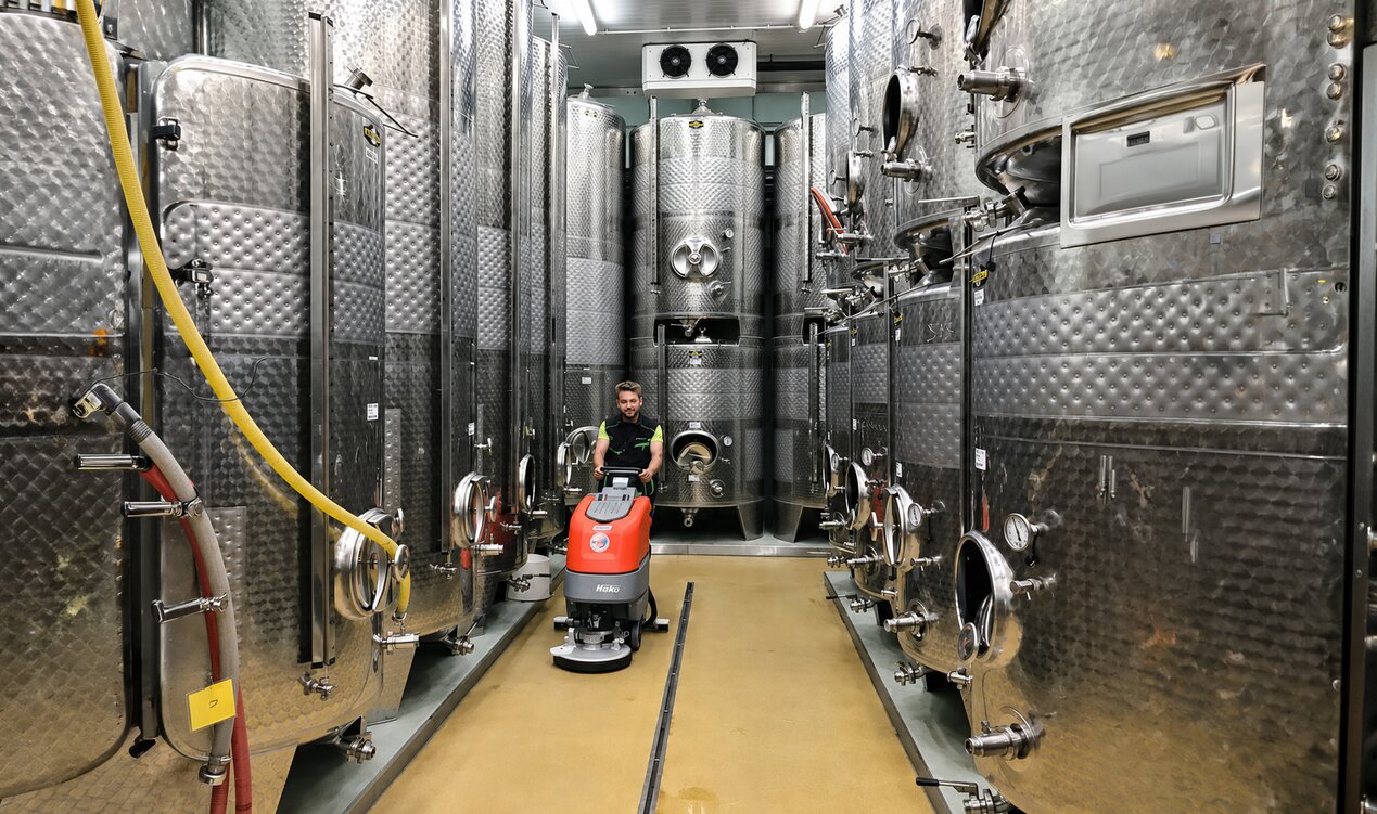 Hako Bodenreinigungsmaschinen Weingut von Stangl Reinigungstechnik