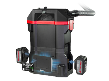 Leistungsstarke Lithium-Ionen-Akkus des Akku-Rucksacksauger StaVac BoostiX iGO Zero von Stangl