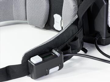 Bedienpanel StaVac BoostiX iGO Zero ermöglicht die Steuerung für Steuerung am Tragegurt 