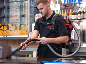 Kabelloser geräuscharmer Rucksacksauger StaVac BoostiX iGO Zero 