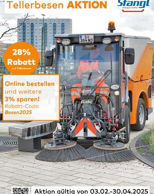 Aktionsprospekt zur Aktion Aktion Tellerbesen für Kehrmaschinen und Hygieneprodukte 2025