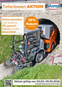 Stangl Aktion für Kehrmaschinen-Tellerbesen 