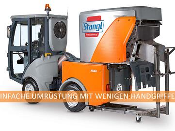 Schnellwechselsystem Hako Citymaster von Stangl