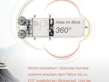 die Hako Citymaster Kompaktkehrmaschine von Stangl, verfügt über eine gute Rundumsicht