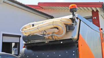 Handsaugschlauch der Hako Citymaster zur gründlichen Reinigung