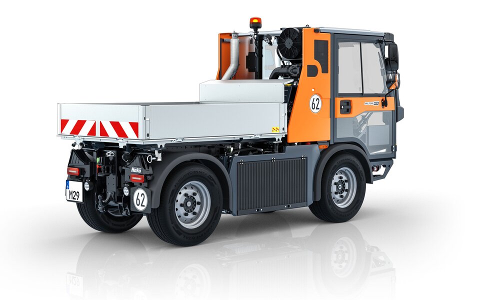 Multicar M29 Geräteträger für kommunalen Einsatz am Bauhof und in der Gemeinde, für Winterdienst, Trsnporte, Mähen, Kehren und mehr, von Stangl Kommunaltechnik