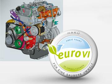 Multicar mit Motor nach Euro 6 Abgasnorm zertifiziert