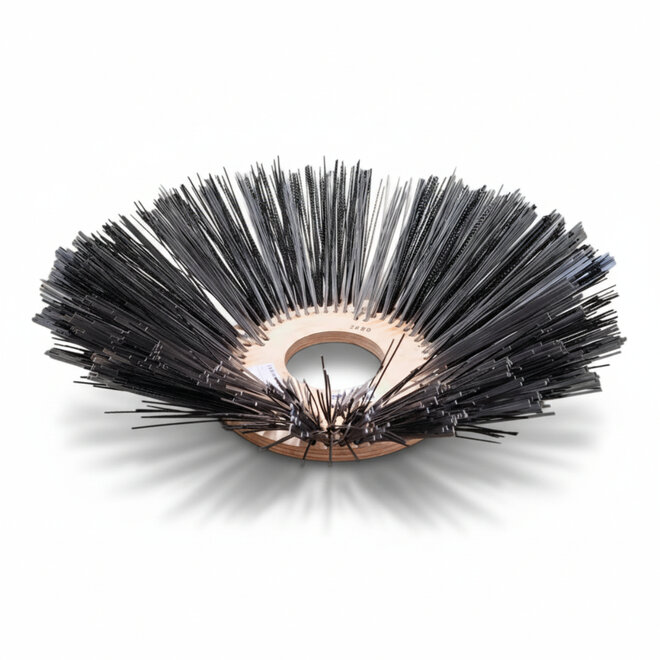 Stangl Tellerbesen DN 400mm Kunststoff-Stahlflachdraht gemischt Kehrbreite DN 750mm,PP 1,6x2,4 Hako