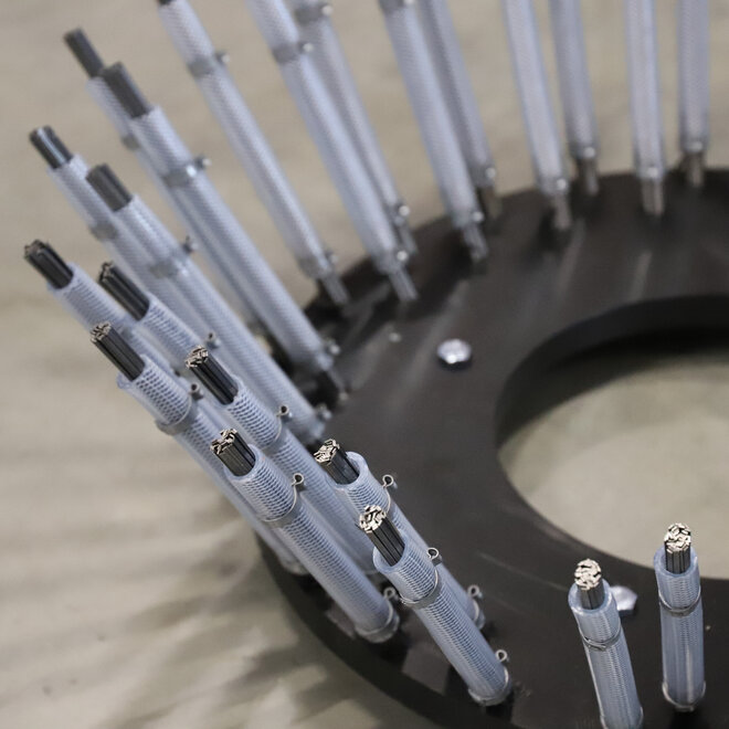 Stangl Wildkrautbesen DM 900mm "verstärkt"  44 Bündel Hülse und Klemme Hako