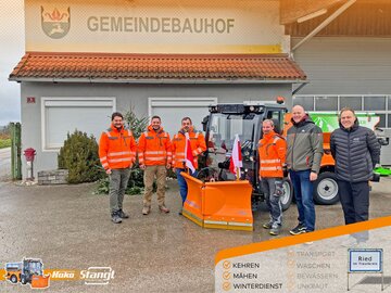 neue Stangl Kommunalmaschine Hako Citymaster für Ried im Traunkreis