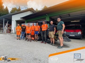 Sankt Veit im Pongau mit neuer Kommunalmaschine von Stangl