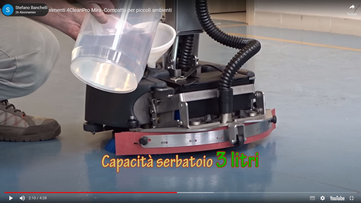 Vorschaubild zum Video Mira 40 Bodenreinigungsmaschine von Stangl bei dem verschiedene Anwendungen und die Handhabung präsentiert werden. 