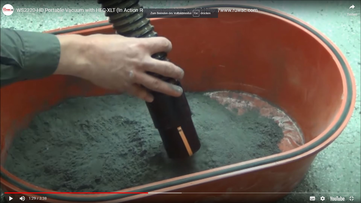 Vorschaubild zum Video Ruwac Industriesauger R01-A entfernen von Graphitstaub