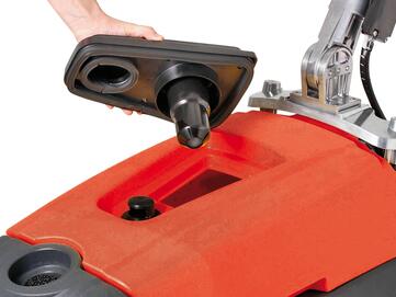 Schmutzwassertank mit abnehmbarer Abdeckung der Wischmaschine B12 von Stangl