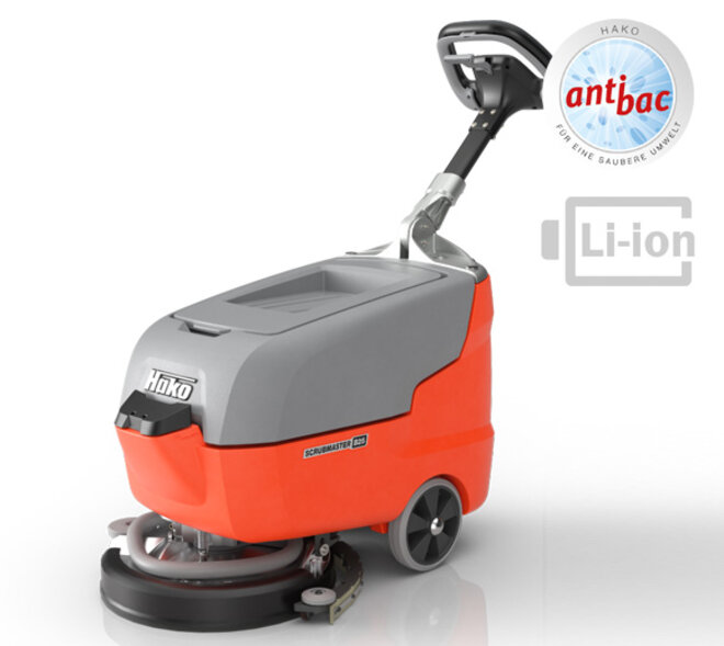 kompakte Bodenreinigungsmaschine von Stangl Scrubmaster B25 mit AntiBac Tank antibakterielle Tankbeschichtung