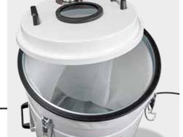 Industriesauger Ruwac R41 mit dem schnell wechselbarem Vliessack.