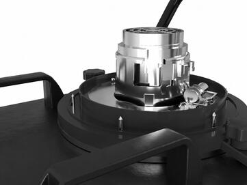 Kraftvoller 1,2-kW-Antrieb für hohe Saugleistung Wassersauger WSP 2000