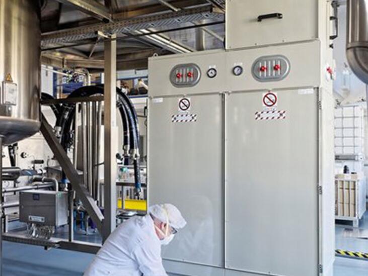 Entstauber Ruwac DS6 von Stangl geeignet, Schwebstaub direkt an der Entstehungsstelle abzusaugen