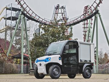 Der Goupil G2 von Stangl ist eine umweltfreundliche und leise Lösung, ideal für Freizeitanlagen und -parks.