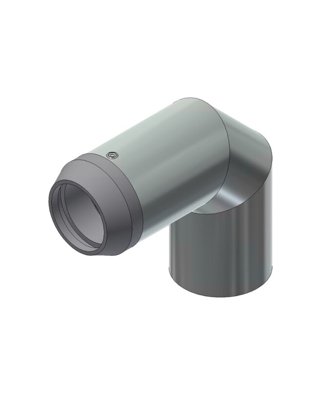 Anschluß-Ansaugstutzen 90°