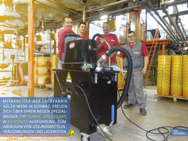 Ruwac INdustriesauger von Stangl an Kunden übergeben
