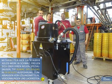 Ruwac INdustriesauger von Stangl an Kunden übergeben