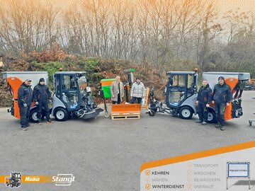 Zwei neue Hako Citymaster Geräteträger von Stangl für Gemeinde Hauskirchen
