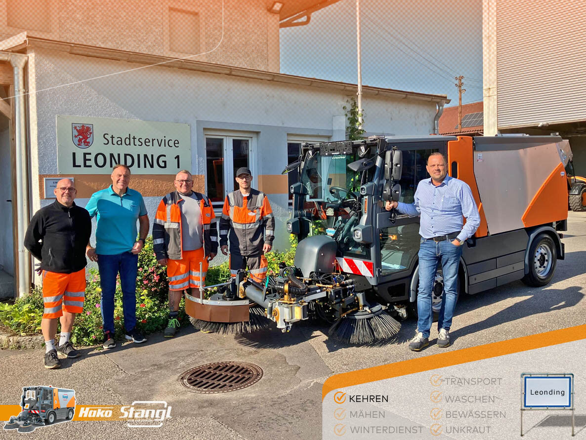 neue Hako Citymaster 2250 Kompaktkehrmaschine von Stangl, zum Kehren in Leonding