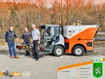 neue Hako Kommunalmaschine von Stangl für Landeskrankenhaus Graz