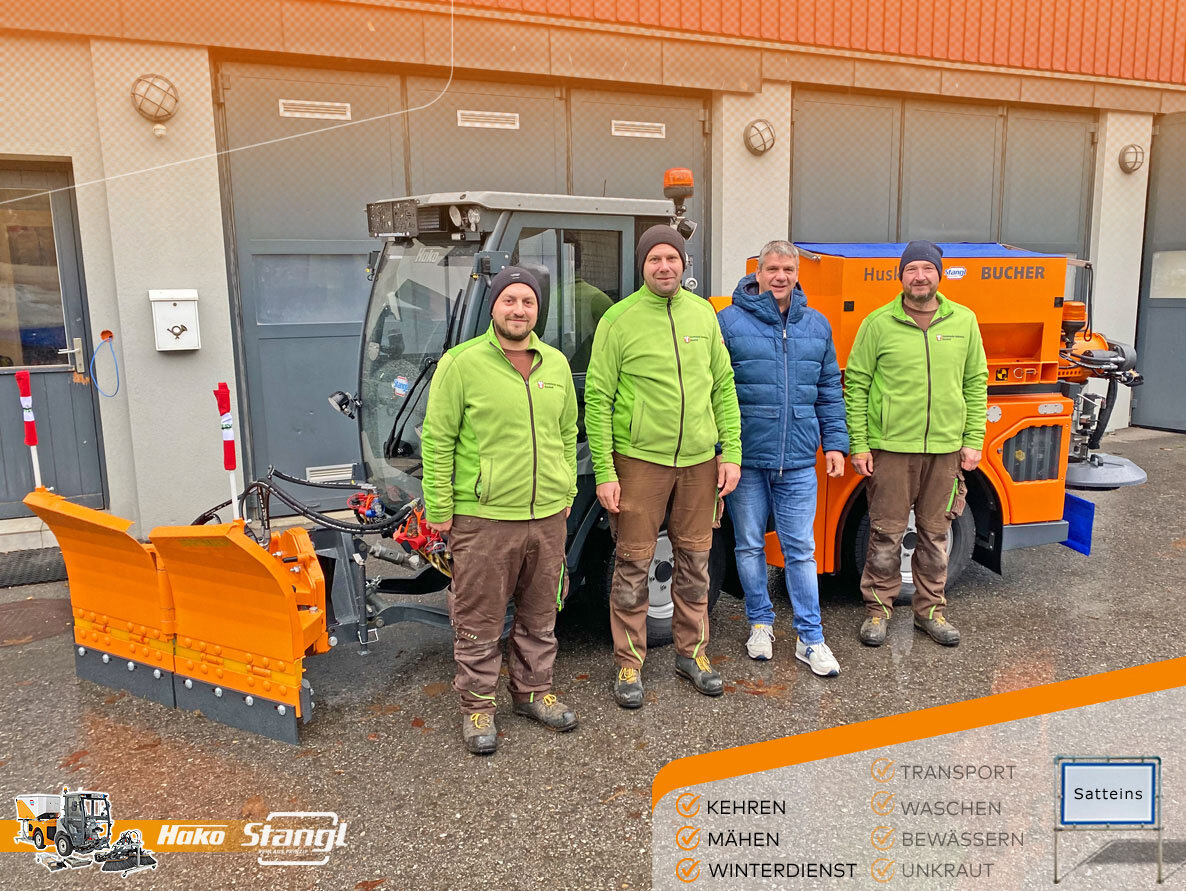 Gemeinde Satteins erhält neue Hako Kommunalmaschine von Stangl