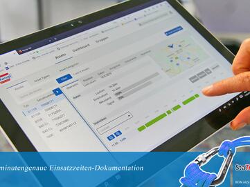 Benutzeroberflache Stangl StaTrack Bild zur minutengenauen Einsatzzeiten-Dokumentation Ihrer Reinigungsmaschine