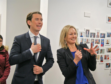 Bundeskanzler Sebastian Kurz besucht Stangl Reinigungstechnik in Straßwalchen