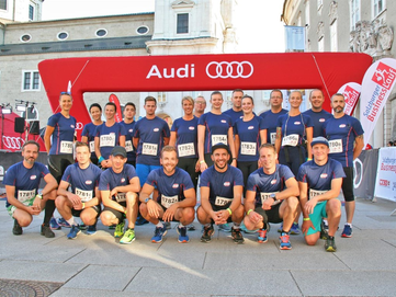 Teamsport Stangl Reinigungstechnik nimmt mit 21 Kolleginnen am Bussineslauf Salzburg teil