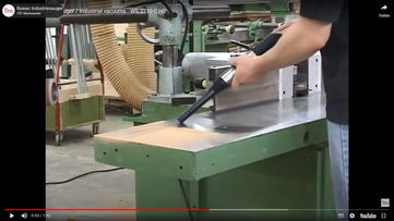 Vorschaubild Video Ruwac Industriesauger R01-A in der Holzverarbeitung