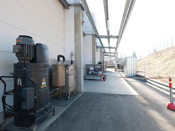 Nassabscheider Ruwac NA250 von Stangl saugt Explosivstäube