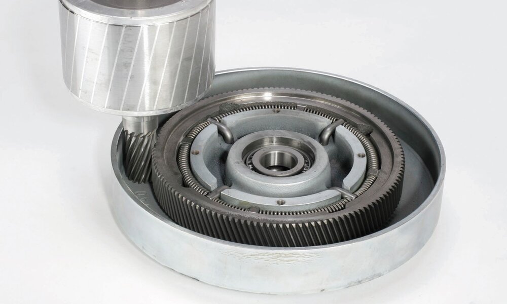 Metallgetriebe der Einscheibenmaschine von Stangl