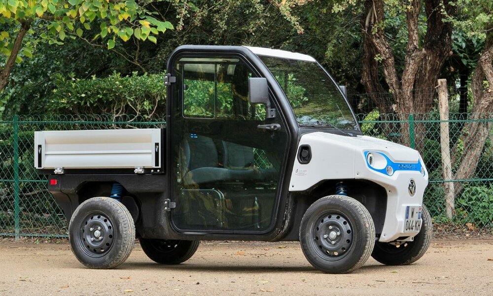 Nachhaltige Transportlösung Goupil G2 von Stangl Wendiger E-Transporter G2 von Stangl bietet leichten Einstieg, kompakte Maße und emissionsfreien Antrieb.