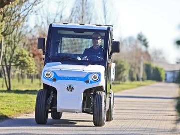 Goupil G2 mit Panorama-Frontscheibe, ergonomischer Kabine und 500 kg Ladekapazität von Stangl | © Goupil 