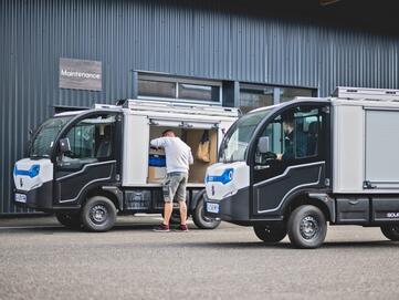 Goupil Elektro-Transporter von Stangl sind ideal geeignet für IEnsatz in Gemeinde, Innenstadt oder Gewerbe und Industriebetrieben