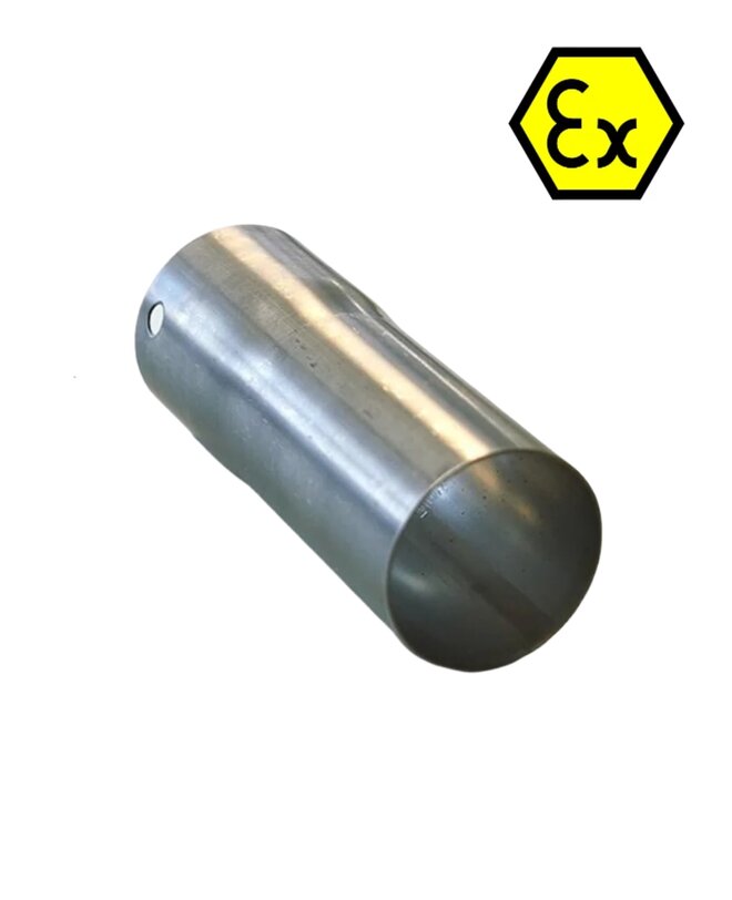 Schlauchanschluß Ø 50mm Edelstahl einseitig aufgeweitet