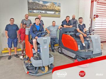 neue Stangl Reinigungsmaschinen übergeben