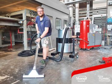 Ruwac Industriesauger von Stangl für Tilly Holzindustrie