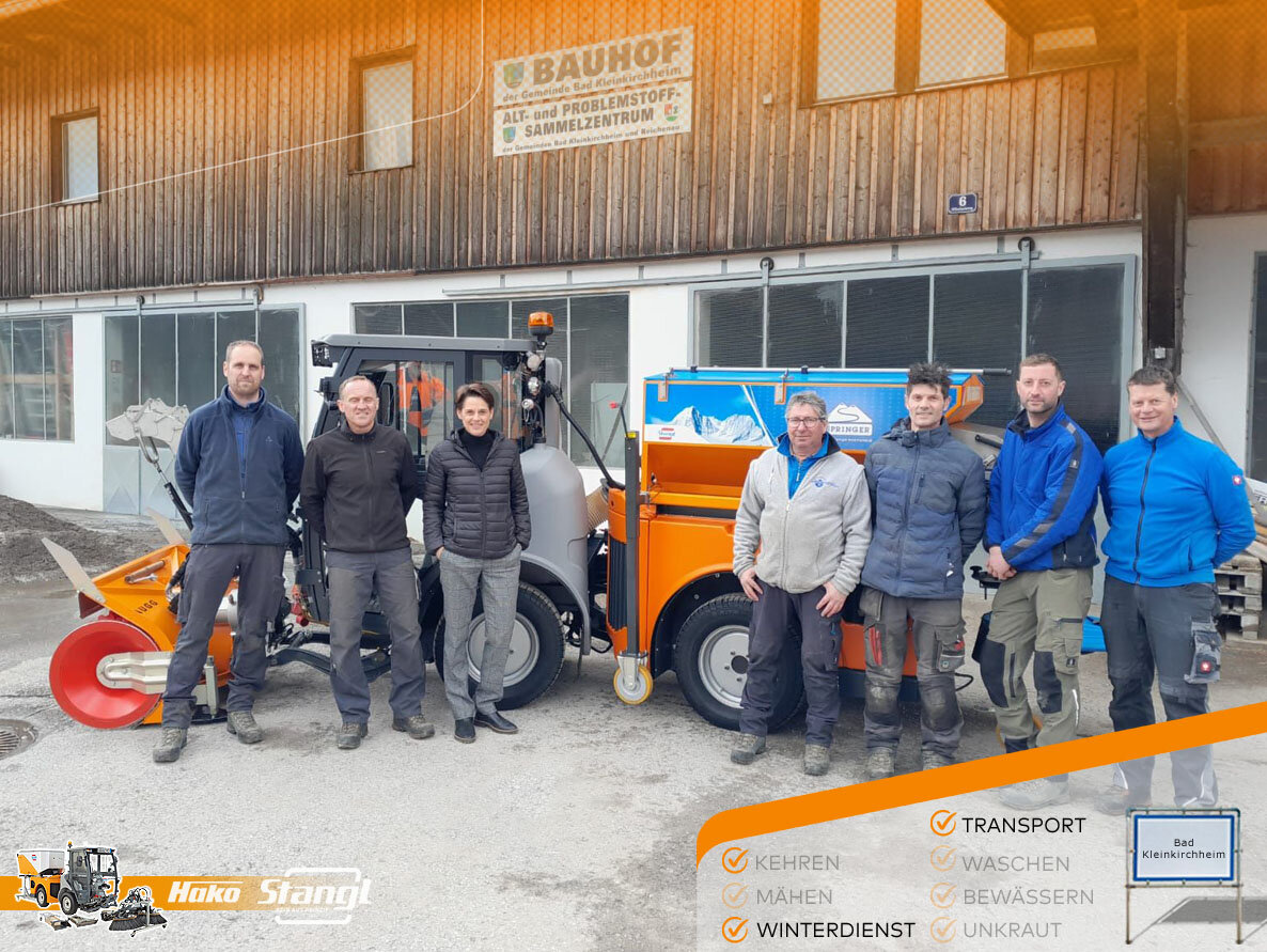 neue Kommunalmaschine von Stangl für Bad Kleinkirchheim für den Winterdienst