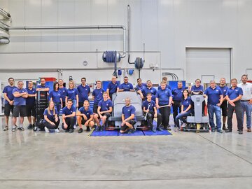 Teamfoto des Stangl Kundendienst Reinigungstechnik West