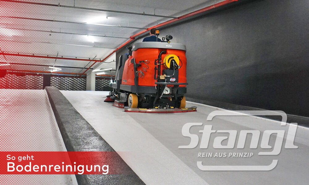 Bodenreingungsmaschinen und Industriereinigungsmaschinen für große Flächenreinigung von Stangll