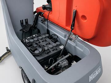 Batterie der Bodenreinigungsmaschine Hako Scrubmaster B70 von Stangl